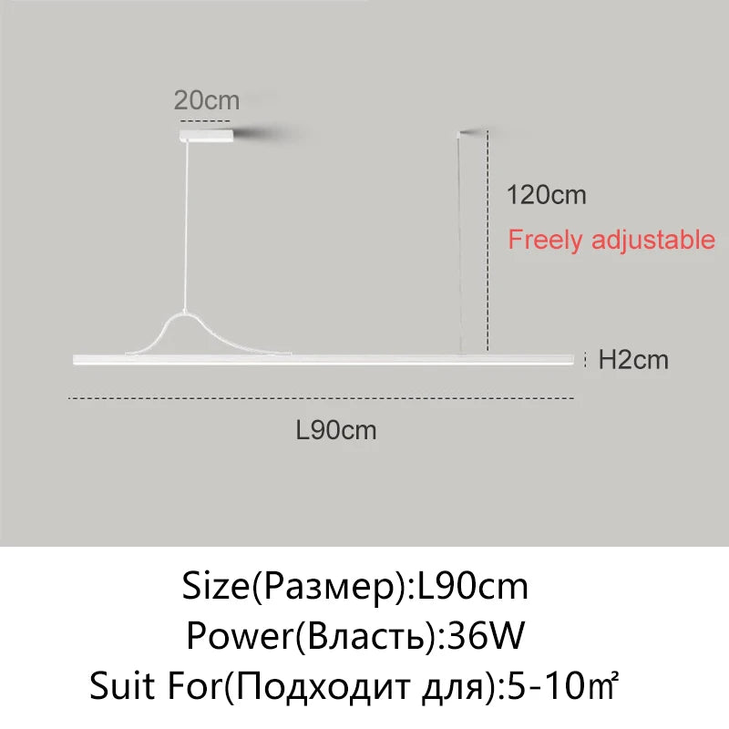 suspension lumineuse moderne pendentif led blanc noir marron clair minimaliste aluminium