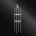 grille végétation moderne blanc noir structure simple hauteur 90cm 120cm largeur 22cm