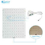 Panneau led blanc moderne réglable câble usb type interrupteur luminosité 120 led beads 156mm