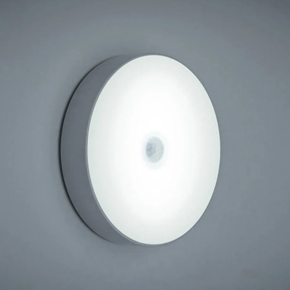 veilleuse led détecteur mouvement rechargeable aimant blanc moderne chambre nuit couloir escalier