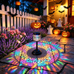 lumière solaire décorative moderne noire dorée ajourée extérieure jardin patio chemin