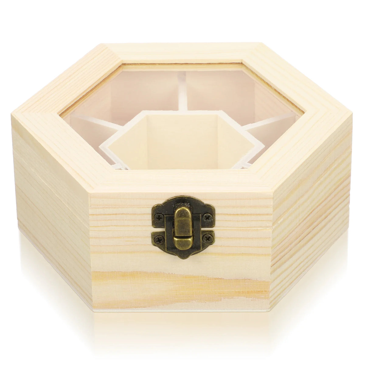 boîte bijoux bois naturel classique cadenas rangement bijoux handmade storage box