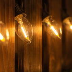 ampoule led filament doré transparente 0.5w e12 vintage 249 lumens 2700k