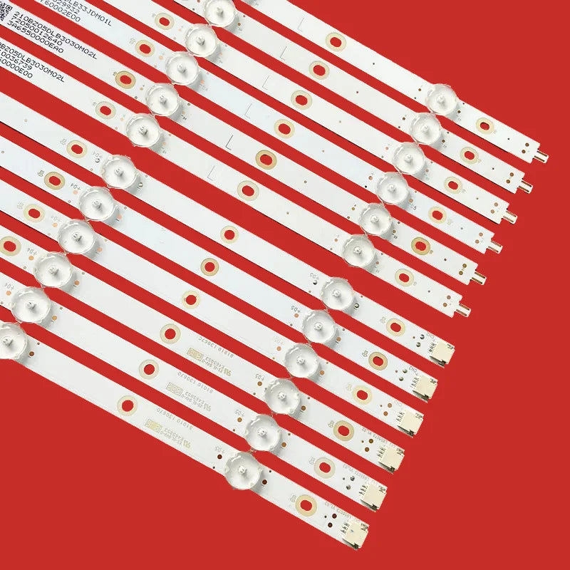 bande led 55pff5701 t3 55pus6501 12 55pus6432 12 blanc rondelles points rouges moderne 3v