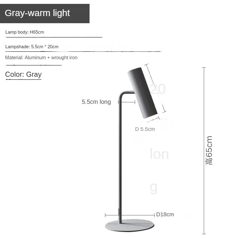 lampe sol led moderne noire luminaire chambre éclairage 11 15w flux 249 2000v