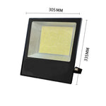 projecteur led extérieur 1000w noir moderne 1728leds ip65 220v 82000lm fixations inclusées
