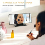 projecteur horloge miroir numérique led noir rouge blanc moderne tactileUSB