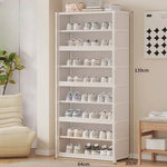 organisateur chaussures noir moderne meuble salon rangement tapis tabouret plante tablette amovible