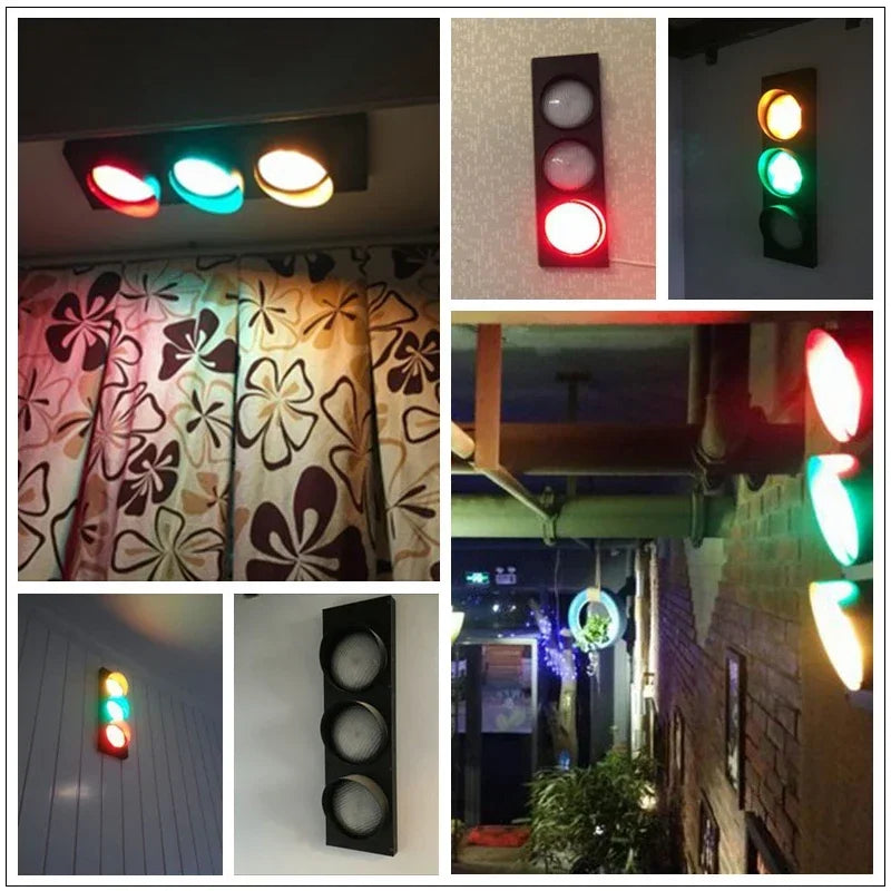 signal lumineux rouge vert jaune noir moderne éclairage cuisine chambre coucher salle manger