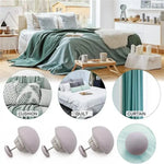boucles suspension adhésives rose bleu gris blanc modernes minimalistes 16pcs 20pcs