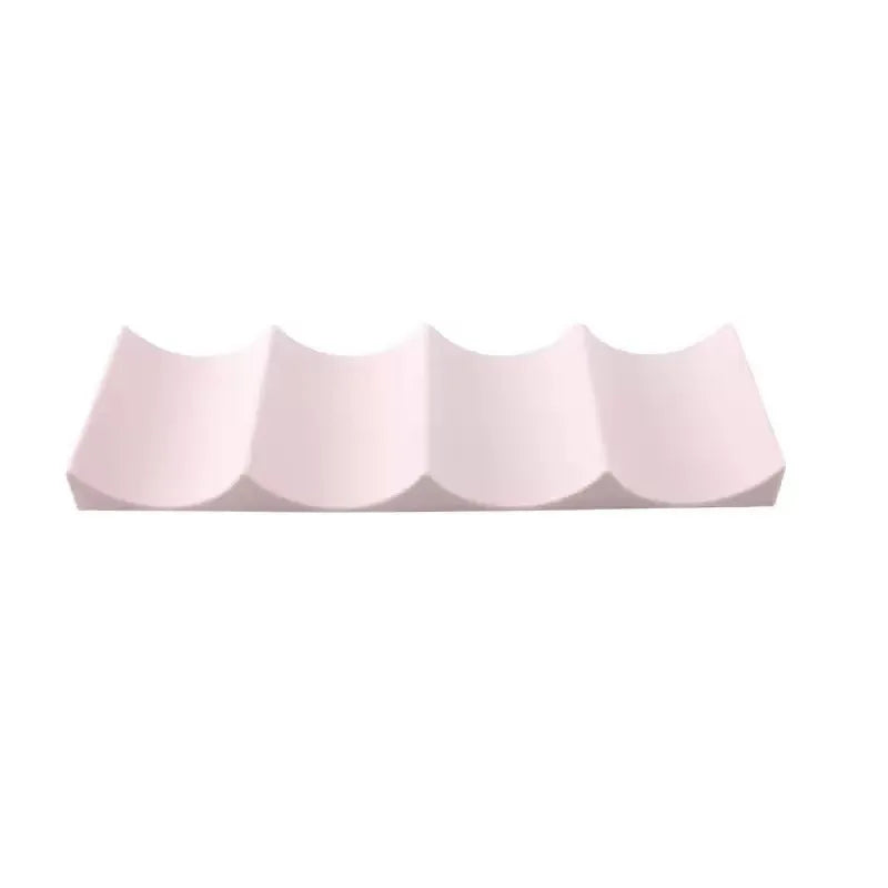 rangement boissons ondulé multiusage canettes bouteilles vin moderne bleu rose beige gris minimaliste