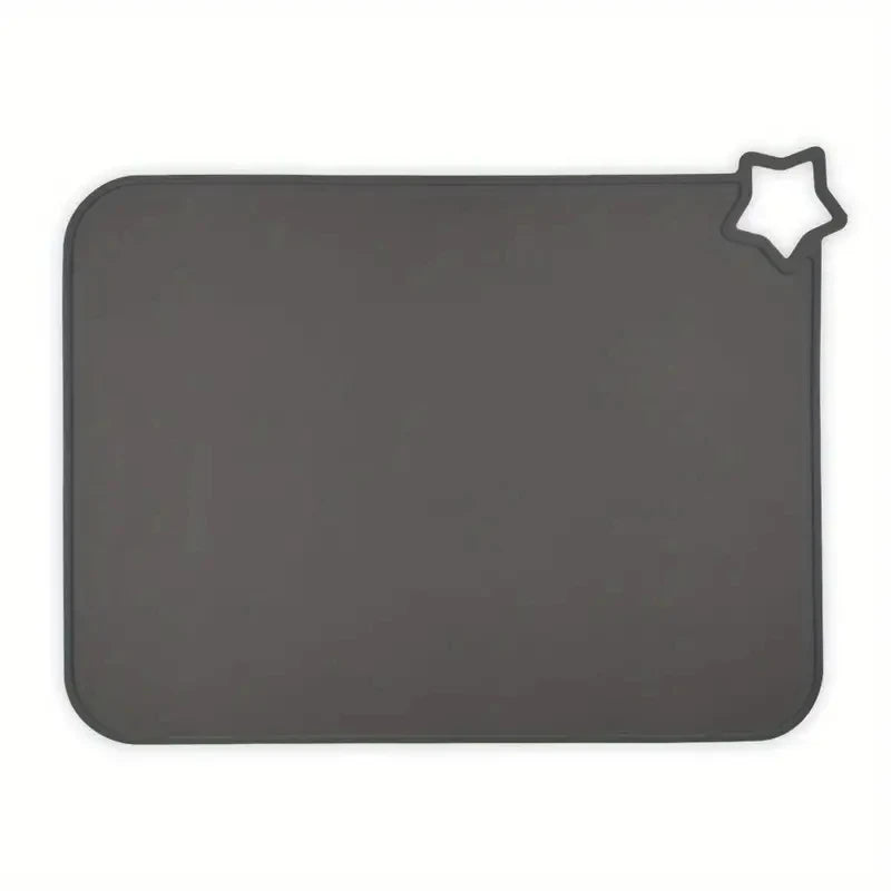 tapis souris silicone sans motif moderne rose beige gris vert bleu jaune marron respectueux