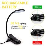 lampe lecture flexible rechargeable led noir pince moderne minimaliste cable usb chargeur