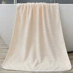 serviette bain absorption rapide séchage velours microfibre motif géométrique couleurs multiples moderne