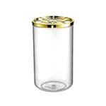 vase transparent moderne pot fleur hydroponie couvercle grille 2600ml 2000ml 1400ml
