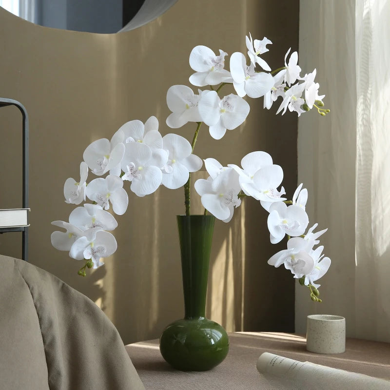 décoration intérieure orchidées artificielles 103cm rose blanc violet rouge moderne minimaliste