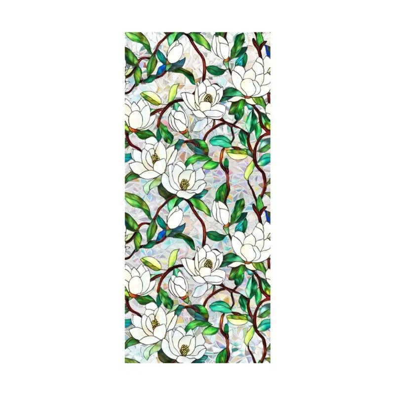 film décoratif fleurs papillons multicolore adhésif opacité artiste 43x100cm 43x200cm