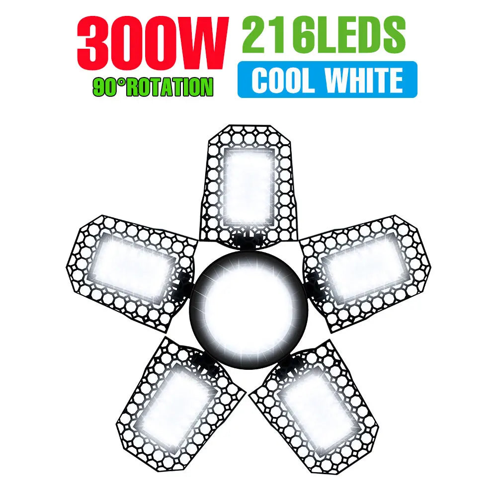 lampe led déformable noire moderne grille perforations 100w 200w 300w e26 e27