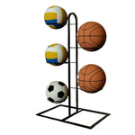 support balles sport noir moderne adhésif basketball football volley ball rangement garage