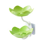 support savon fleur lotus rose vert violet moderne adhésif salle bain douche