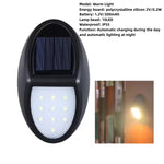 applique murale solaire noir ovale adhésif led sans câblage étancheextérieur moderne decoration