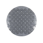 tapis bain anti dérapant moderne perforé motifs circulaires rose vert bleu gris violet