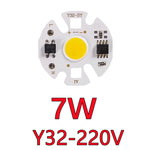 Chip LED COB 3W 5W 7W 10W 12W blanc blanc chaud moderne technologique sans