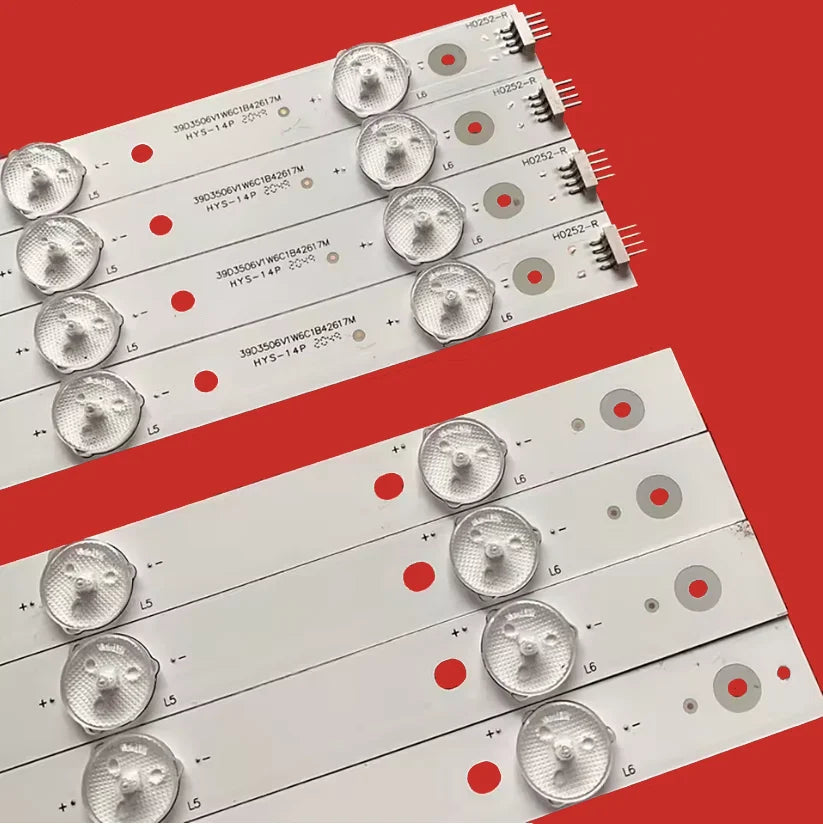 bande led rétro éclairage blanc moderne 850mm led intégrées connecteurs électriques