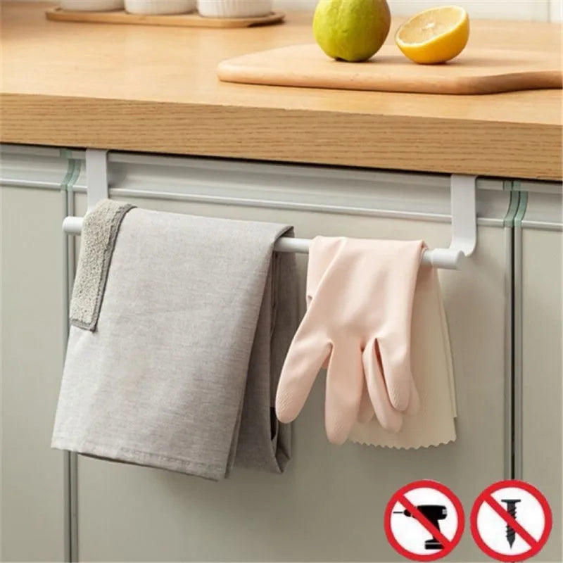 porte serviettes mural acier inoxydable gris beige rose moderne clips 23cm 36cmversible salon cuisine