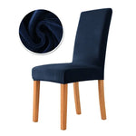 housse chaise velours élastique moderne beige clair protection mariage salle manger plage fauteuil