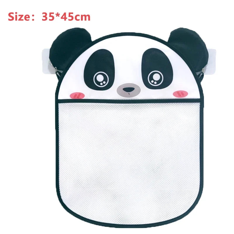 Sac rangement bain maille fine blanc succion moderne jouets bain shampooing savon brosse