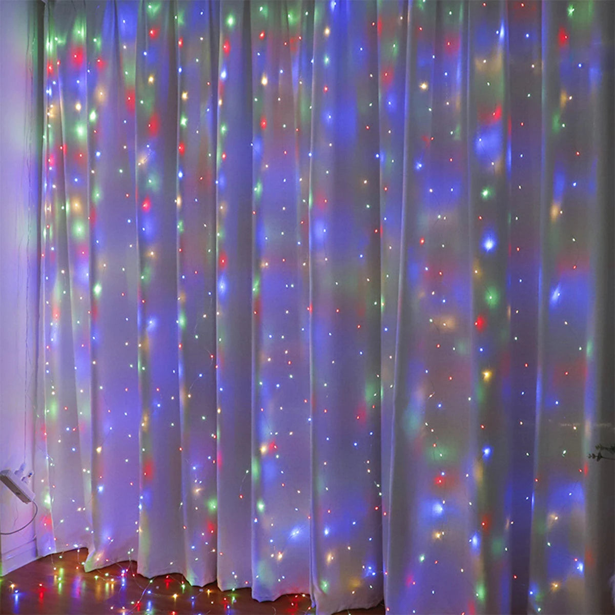 guirlande lumineuse led 300 lumières modes éclairage usb multicolore chambre coucher