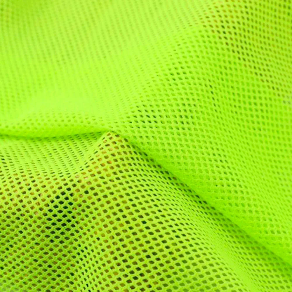 tissu polyester respirant maille fine moderne vert clair vert foncé rose clair blanc jaune