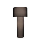 lampe sol moderne blanc abat jour texture grunge led minimaliste interrupteur bouton