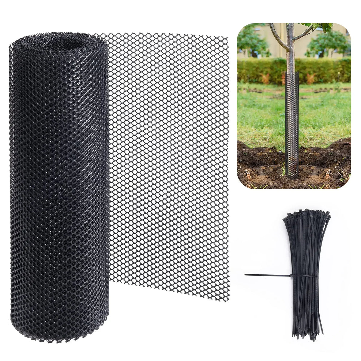 filet hexagonal pratique vert blanc noir clips protection jardin animal decoration 600cm 900cm