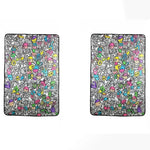 couverture coloriage enfant multicolore graffiti animaux créative daim polyester lavable DIY