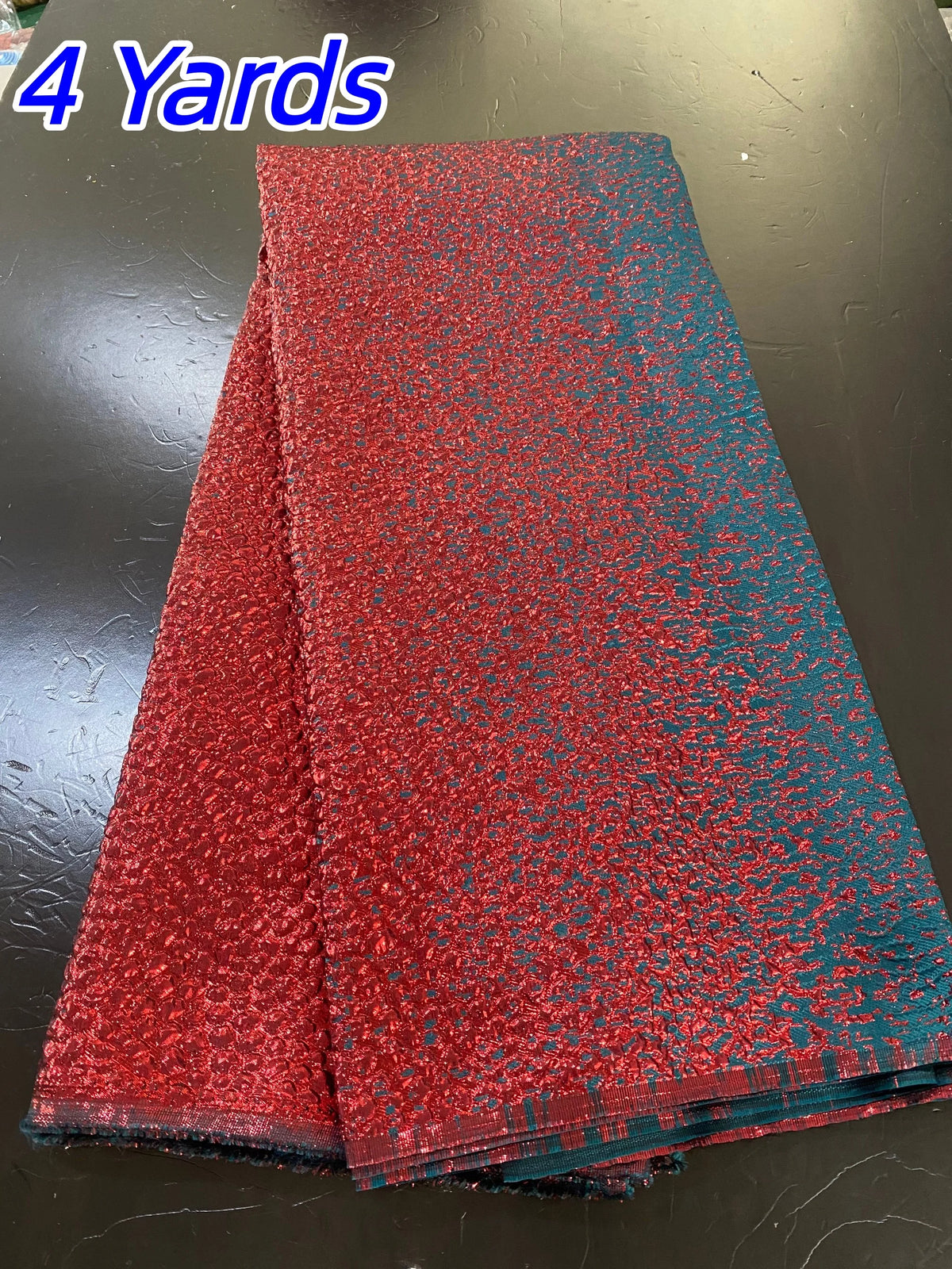 tissu dentelle brodée paillettes élégant or rouge vert blanc occasionnelle cérémonie mariage