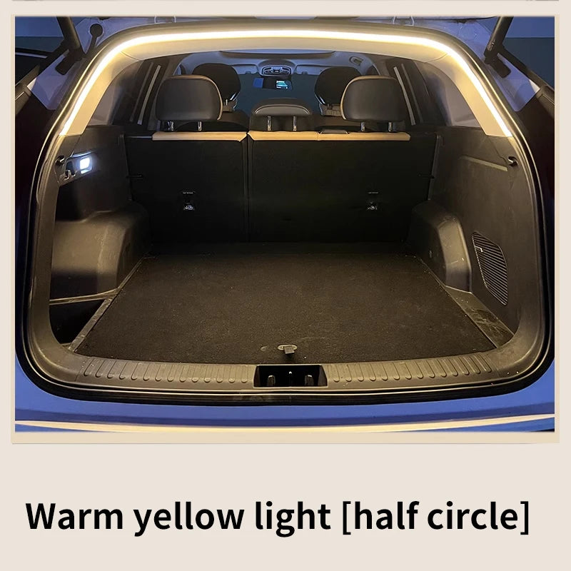 éclairage led coffre voiture adhésif blanc moderne longueur 4m lumière blanche contemporain auto accessoire