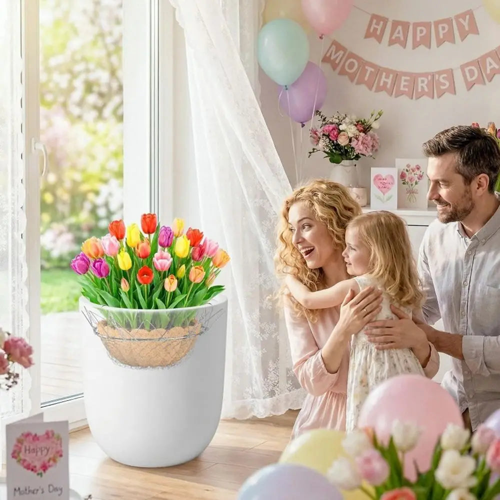 rehausseurs pots fleurs jardinières acier inoxydable chaînes antirouille balcon modernes suspendus