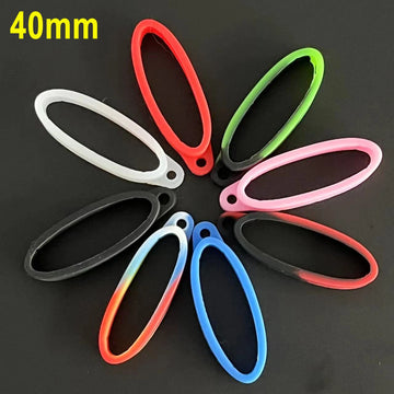 bracelet silicone rouge simple anneau blanc vert noir rose bleu unicolore opacité