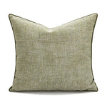 coussins décoratifs modernes nordique vert olive motif plissé texture polyester 45x45cm