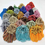 pompons dentelle africaine franges noeuds couture décoration rideau tissu coton