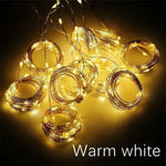 guirlande lumineuse led blanc chaud étoiles moderne 3m 100led modes usb alimentation