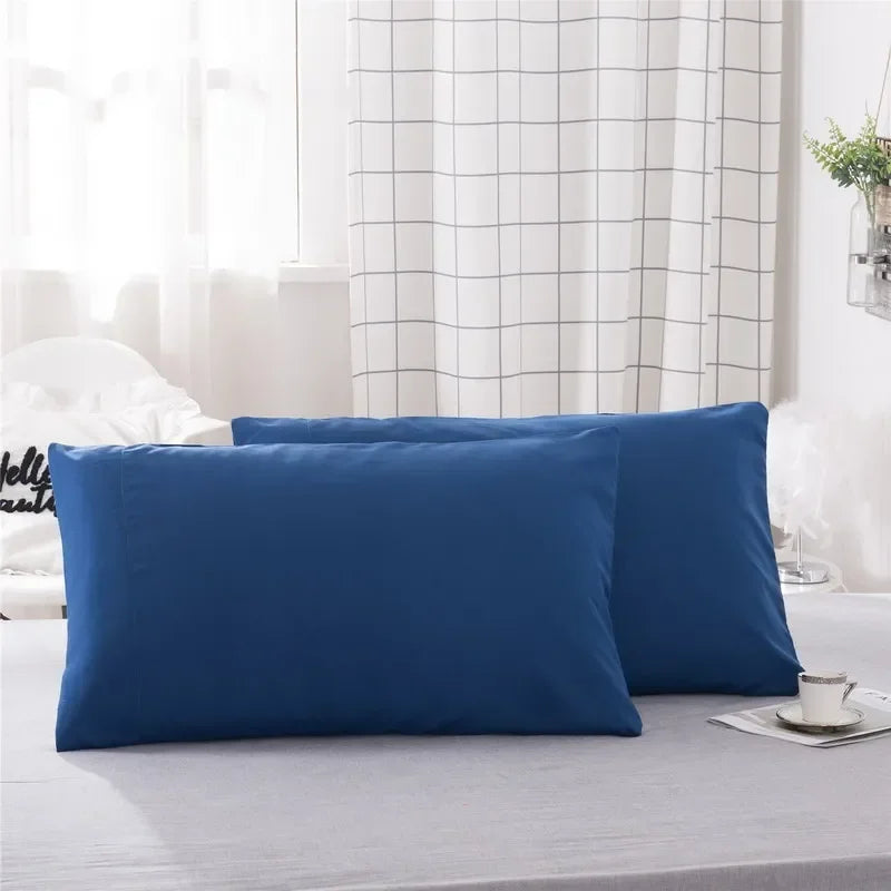 coussin hypoallergénique polyester 300 fils catégories solide uni moderne blanc gris bleuclair vert bleumarine