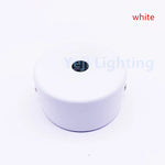 support lampe moderne métal noir blanc chrome or dia 60mm