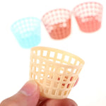 mini paniers rangement bleu beige marron rouge réticulée modernes 12èmescale