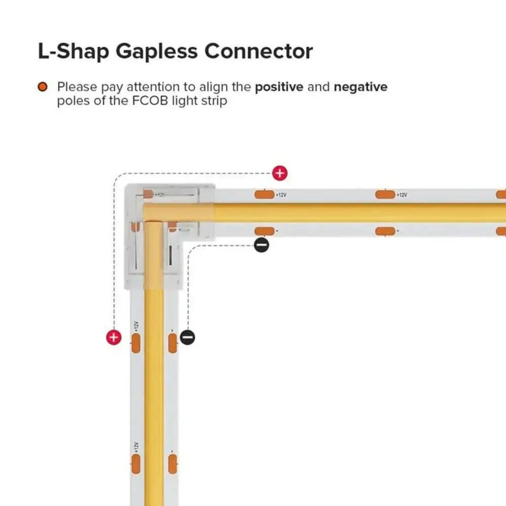 connecteur led transparent broches adhésif moderne pratique 10mm