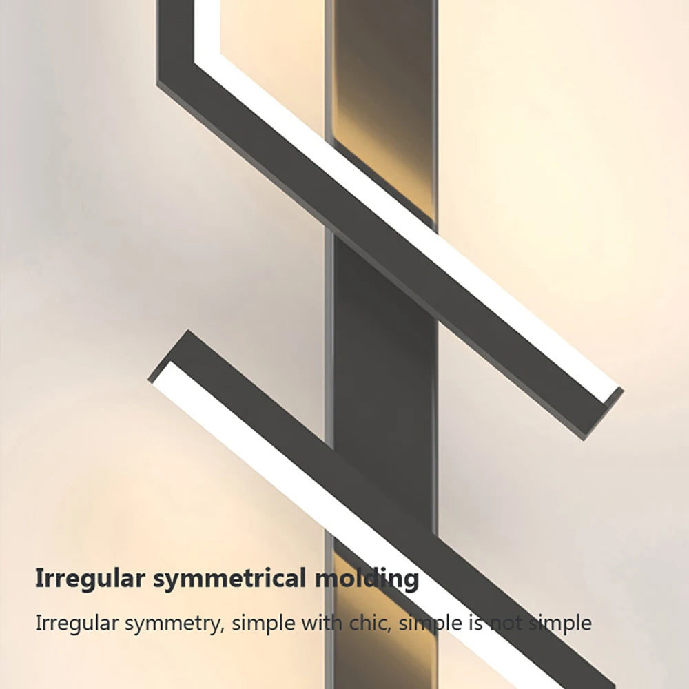 Détail matériau aluminium durable applique murale Ombre Interieur