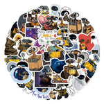 stickers disney multicolores dessins animés robots coeurs paysages spatiaux adhésifs collection enfants portable téléphone