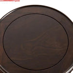support vase bois sculpté socle plante décoratif classique marron foncé pot fleurs intérieur